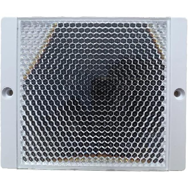 PC Plastic Reflector for Photoelectric Sensors - 100mm x 100mm, Suitable for Infrared and Laser Sensors (1 Pack of 2pcs)