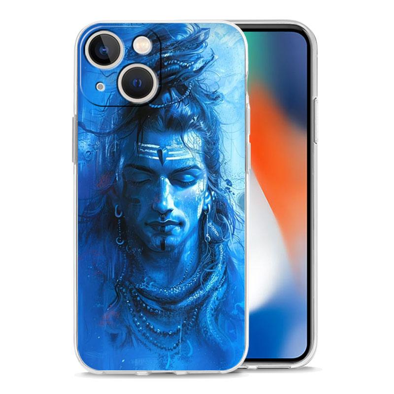 Чехол для телефона iPhone 16 Чехлы iPhone 15 12 13 14 16 Pro Max X XR XS Max 15 Plus iPhone11 Чехол Лорд Шива Бог Будда Индия