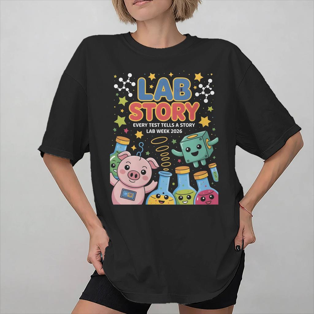 Lab Crew Lab Week 2026 Graphic Printing T Shirt for Unisex Women Cotton Tee Shirt Clothing