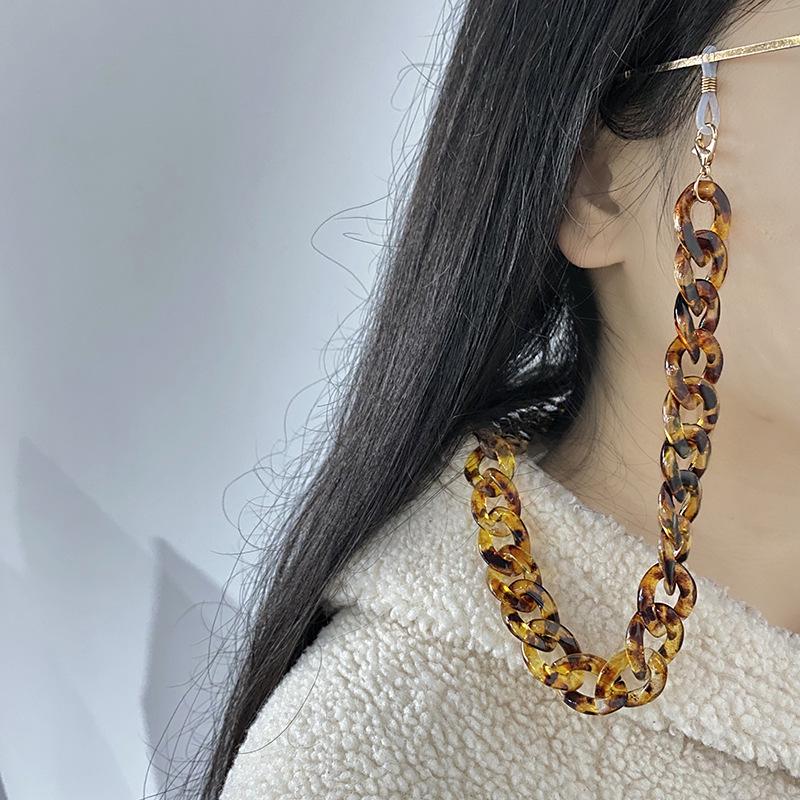 Креативный цветной акриловый держатель для масок и очков: Подвесная цепь своими руками с возможностью выбора нескольких цветов