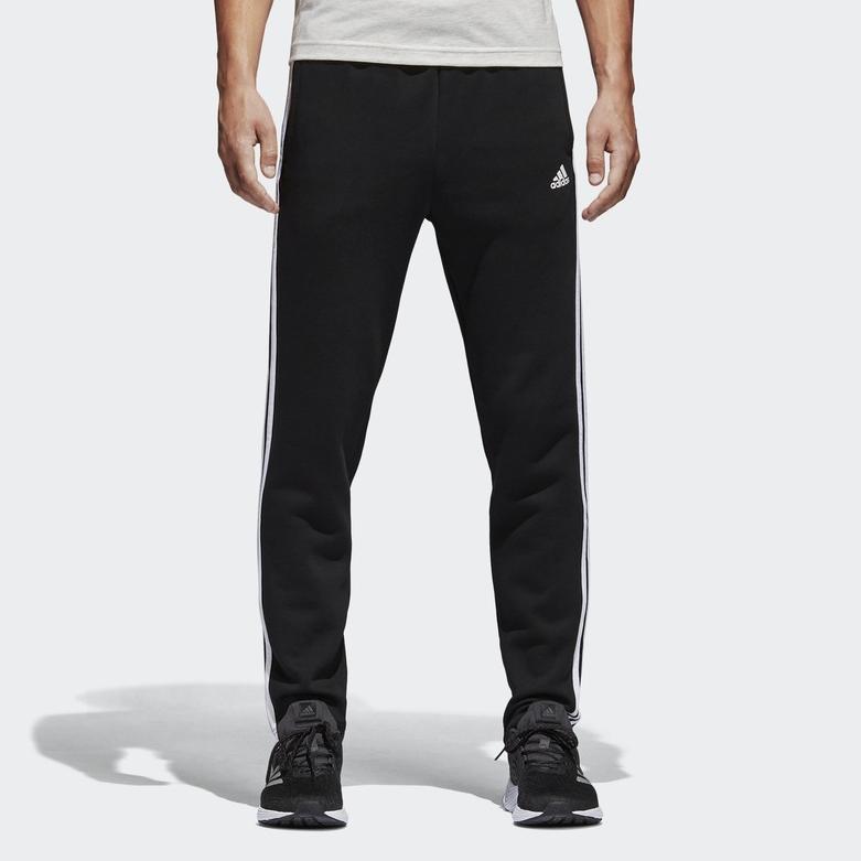 Adidas Трикотажные брюки-джоггеры мужские в сплошную полоску, черные, BK7422