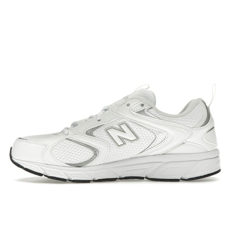 New Balance Белые серебристые кроссовки унисекс 408 ML408W