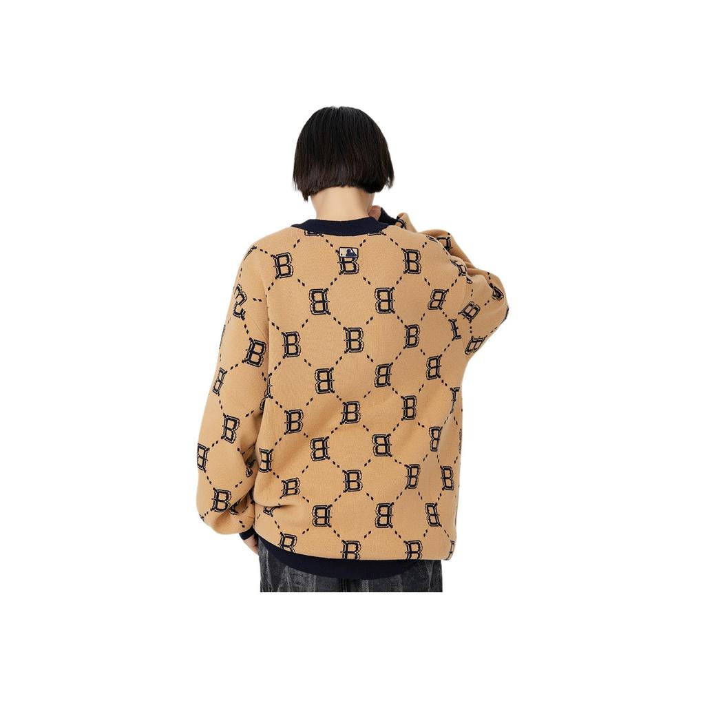 Новые свитеры MLB Boston Red Sox Унисекс Бежевый Желтый 3AKCM0224-43BGS