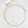 Rhinestones Embellished Waist Chain Fashionable Women Elegan Body Chain for Evening Wear
