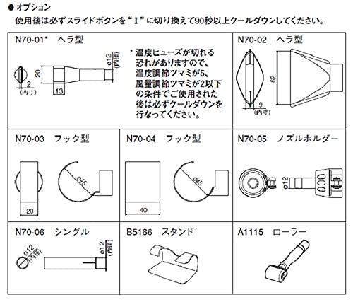 Промышленный фен HAKKO, тип с регулируемой температурой и потоком воздуха FV300-81