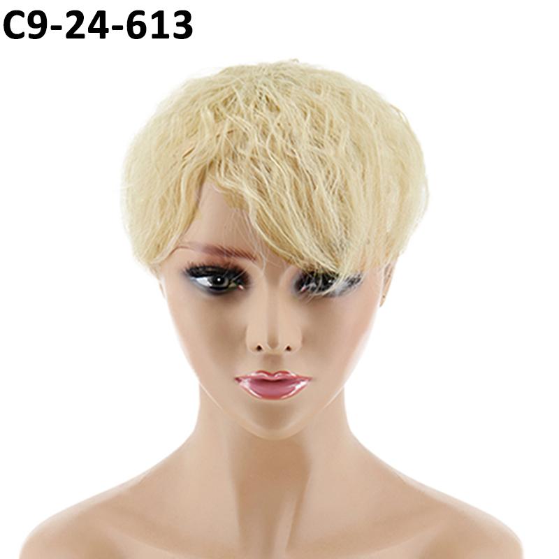 LISI HAIR Женский натуральный парик, 3D воздушные волосы для наращивания, искусственная заколка для волос, чистый цвет, парики из высокотемпературного волокна, повседневная одежда