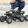 18 1 Шестиколесный Радиоуправляемый Автомобиль Внедорожник Скалолазный Распыляющий Гоночный Автомобиль Пульт Дистанционного Управления Электрический Автомобиль Ударопрочный Игрушка для Мальчика Подарок