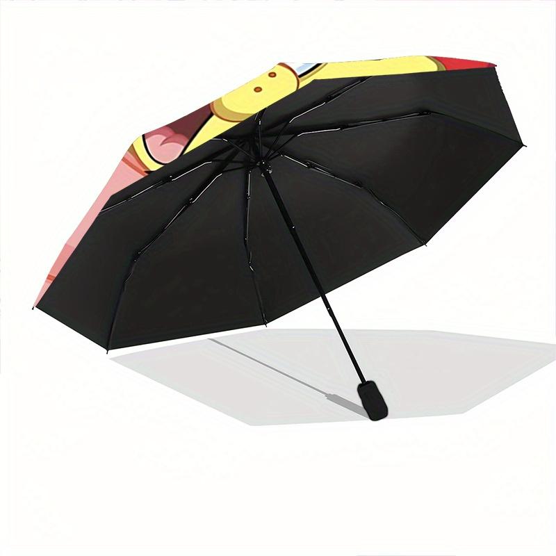 1pc SpongeBob SquarePants and Patrick Star Automatic Open/CloseUmbrella,Compact Umbrella for Men & Women Day Gift.Z091