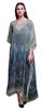 Scared Geometry & Moon Galaxy Long Caftan Maxi Dress Beach Swimwear Cover Up Womens