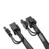 Упаковка из 10 штук PCI Express 6-pin на двойной 8-pin (6+2 контакта) Адаптер питания для видеокарты