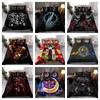 Комплект постельного белья с узором черепа Пододеяльник Мягкие одеяла Наборы