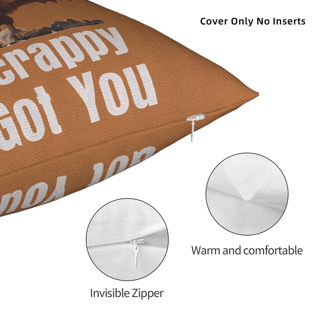 Pillow Case Funny The Burnt Peanut GOOP Bungulator Design Pillow Cover For Sofa Couch Bed Living Room Cute Funny Pillowcases