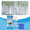 Jakehoe Shower Room Glass Cleaner Toilet Bathroom Scale Removal Renovation Brightening Daily Care Without Leaving Water Marks 1set