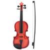 Ongwan Toy Violin, Acoustic Violin for Kids, Beginners, Practice, Adjustable Strings Included (Light Brown)