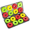 16Pcs Foam Winding Board Fishing Line Shaft Bobbin Spools Tackle Box Red Lines