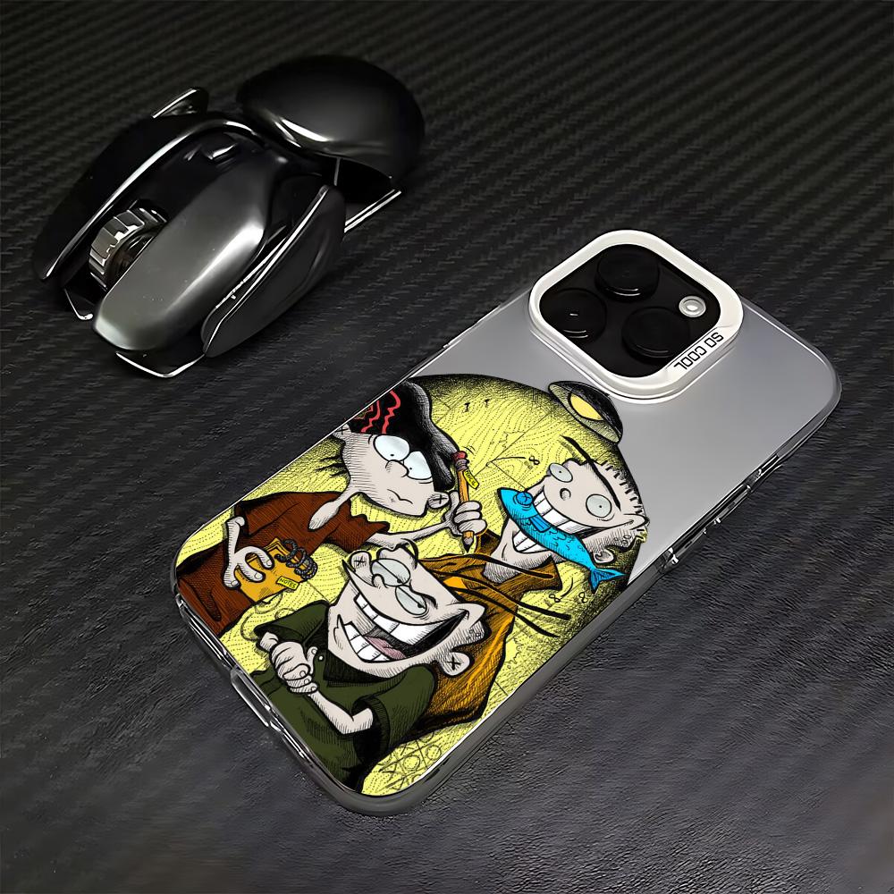 Cartoon E-Ed Edd N Eddy Phone Case For iPhone 16e 16 15 14 13 12 11 mini Pro Max X XR XSMAX 8 7 Plus Anti Fall Matte Back Cover