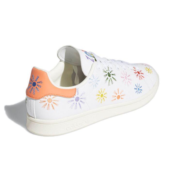 Adidas Кроссовки унисекс Stan Smith Pride White Cloud-White True-Pink GW2417