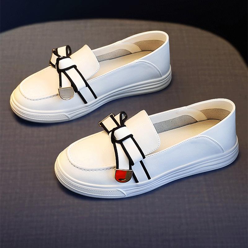 Модные женские повседневные туфли на плоской подошве из мягкой кожи, женские роскошные брендовые мокасины без застежек, женские мягкие мокасины Zapatos De Mujer 2024