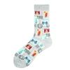 Unisex Divertidos Funny Socks Men Art Floar Dog Banana Pizza Chili Skarpetki Crew Socks Novelty Cotton Calcetines Mujer Sokken
