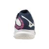 Mizuno thunder blade 3 unisex low-top volleyball training shoes white blue pink V1GA217014