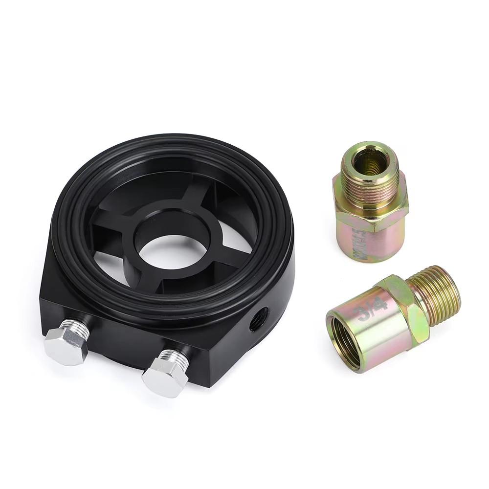 PQY - Oil Filter Cooler Sandwich Plate Adapter M20*1.5 and 3/4-16 Universal Oil Adapter Car Meter PQY6722