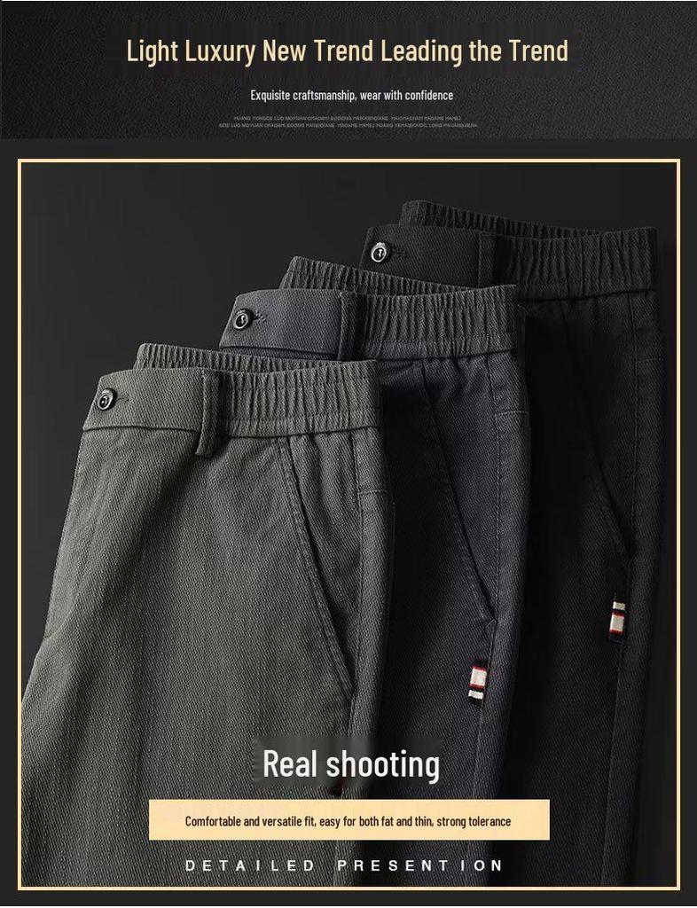 Men's Thick Fleece-Lined Straight-Leg Jeans - Autumn/Winter Fashion Trend