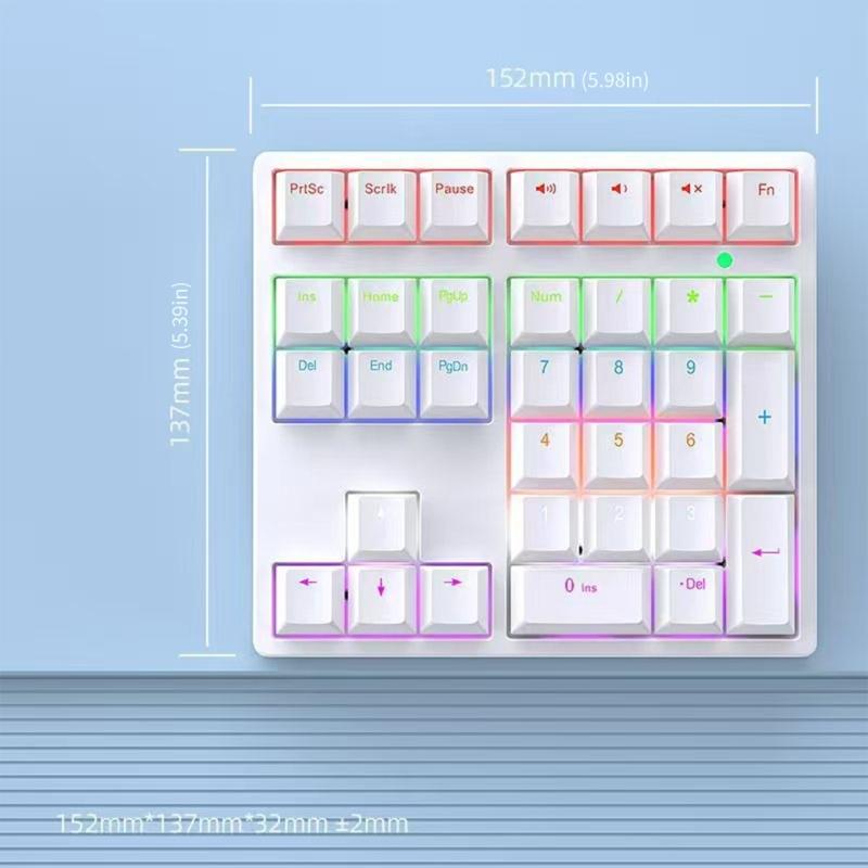 34 клавиши Цифровая клавиатура Эргономичная Легкая Мини Цифровая Клавиатура USB Цифровая Клавиатура для Офиса Дома ПК Ноутбука