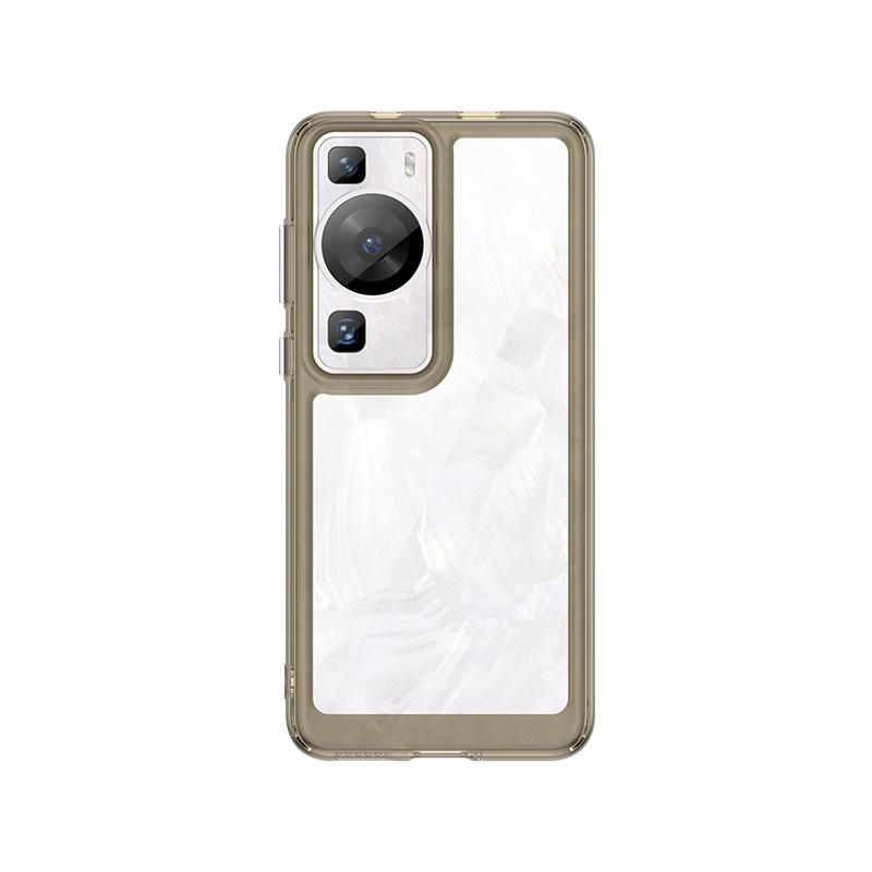 Для Huawei P60 Pro Чехол Чехол Huawei P60 P 60 Pro Capas Прозрачный бампер Ударопрочный Цветная рамка Прозрачные Fundas Huawei P60 Pro