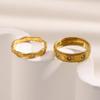 MamacitaSlay Кольцо-звезда из нержавеющей стали 316L с цирконами, покрытие 18K золотом, водостойкое, классическое женское кольцо, высококачественный подарок