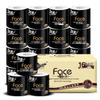 Туалетная бумага JieRou Face Black Core, 4-слойная