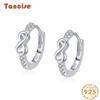Танциз стерлингового серебра 925 пробы циркон серьги серьги-капли для женщин подарки на свадьбу
