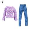 1 Set DIY Handmade Doll Sweaters Jeans Pants for 1/6 Doll/For 29~32cm Doll Clothes Accessories