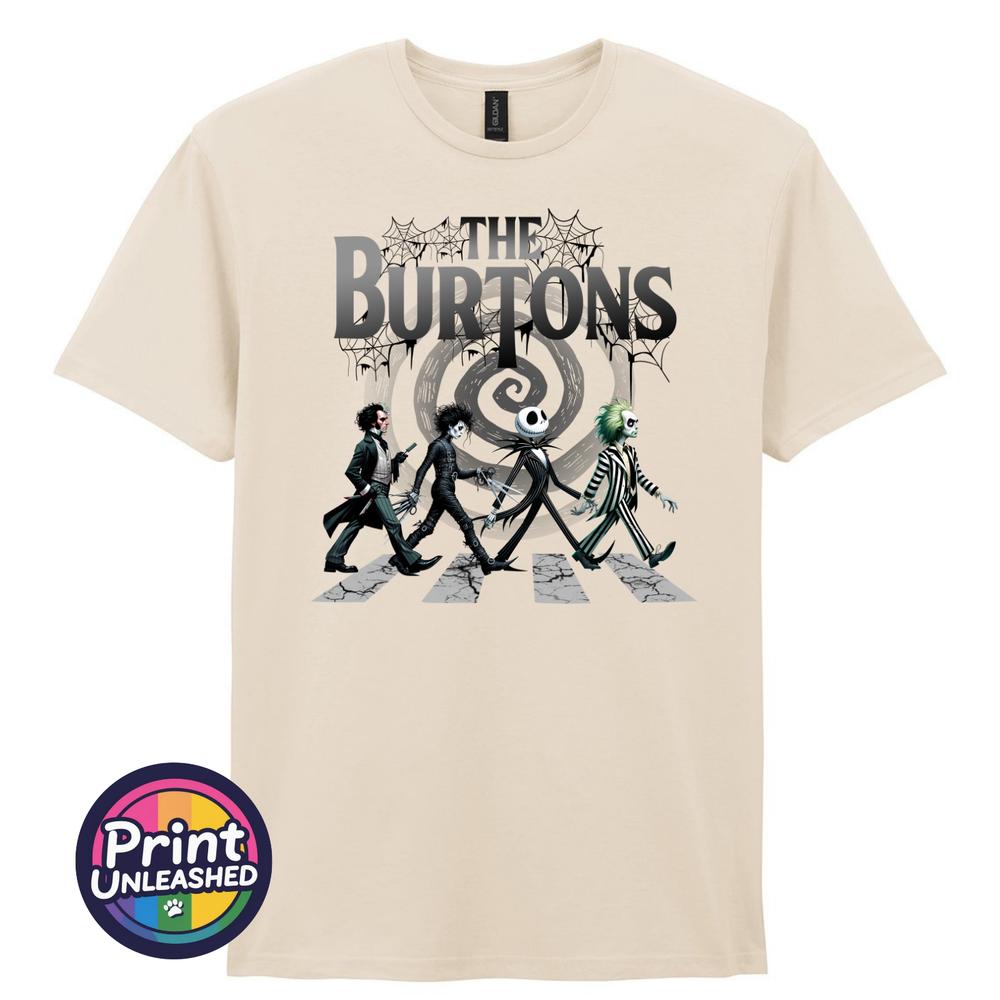 The Burtons Parody TShirt Unisexs Funny Music Movie Tee Beetlejuice Gift for Dad