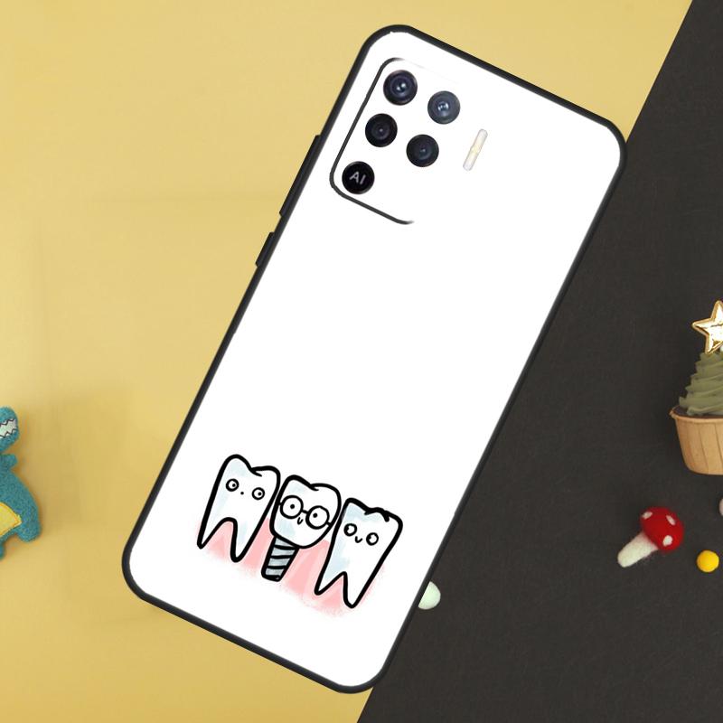 Стоматолог Стоматологический Зуб Медсестра Для OPPO A79 A58 A78 A98 A53S A57S A54S A74 A94 A17 A77 A5 A9 A96 A76 A16 A52 A72 A15 Чехол