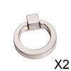 2x Кольцо Круг Ручка Двери Тяга Мебельные Ручки Матовые