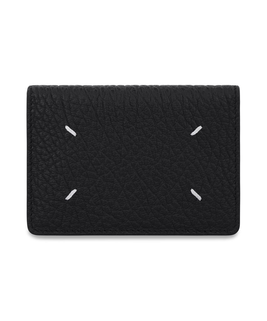 Maison Margiela 4-Stitch Slim 2-Card Holder - Black / Sa1Vx0011P4455T8013