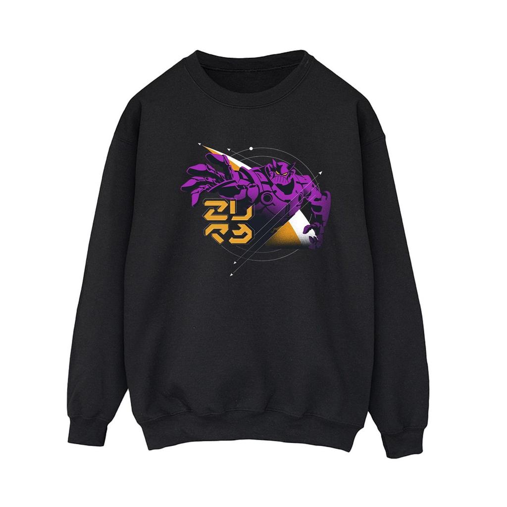 Disney Womens/Ladies Lightyear Zurg Space Circle Sweatshirt