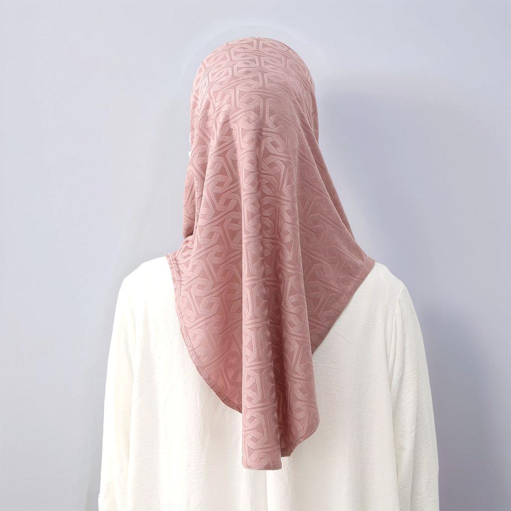 Модный хлопковый хиджаб с цветочной вышивкой для мусульманских женщин, головной платок, повязка на голову, внутренняя шапочка, берет, тюрбан, бандана, подарок на Ид.