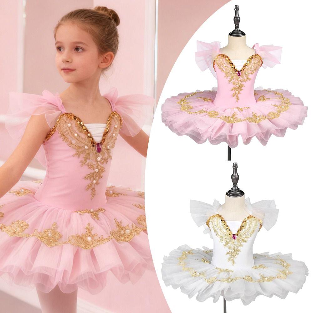 Современный балетный костюм пачка пышное платье принцессы модное детское балетное платье дети