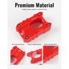 Sporty Key Shell for Can Am Ryker Outlander, 1PCS Red Ignition Key Cover Key Holder Key Case for Can-Am Ryker / Outlander Accessories (Red)