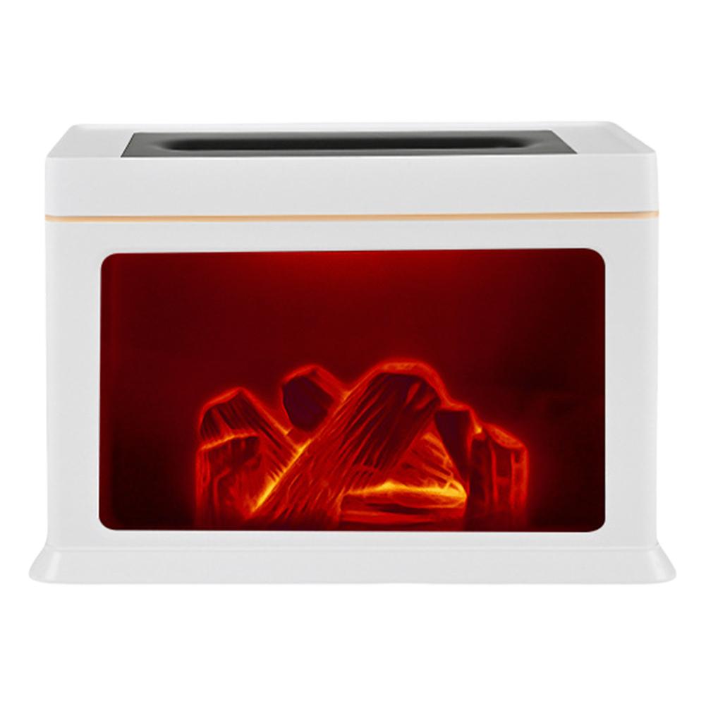 Диффузор эфирного масла Flame для камина, диффузор пламени 300 мл, ароматерапевтический диффузор с низким уровнем шума, диффузор холодного тумана для домашнего офиса