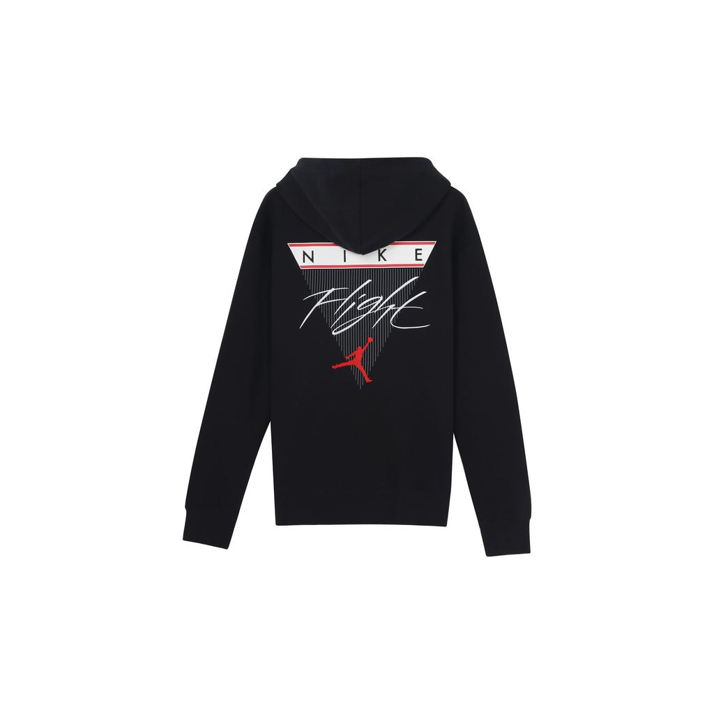 Jordan Мужская толстовка с капюшоном с логотипом Flight на флисовой подкладке, черная CZ8261-010