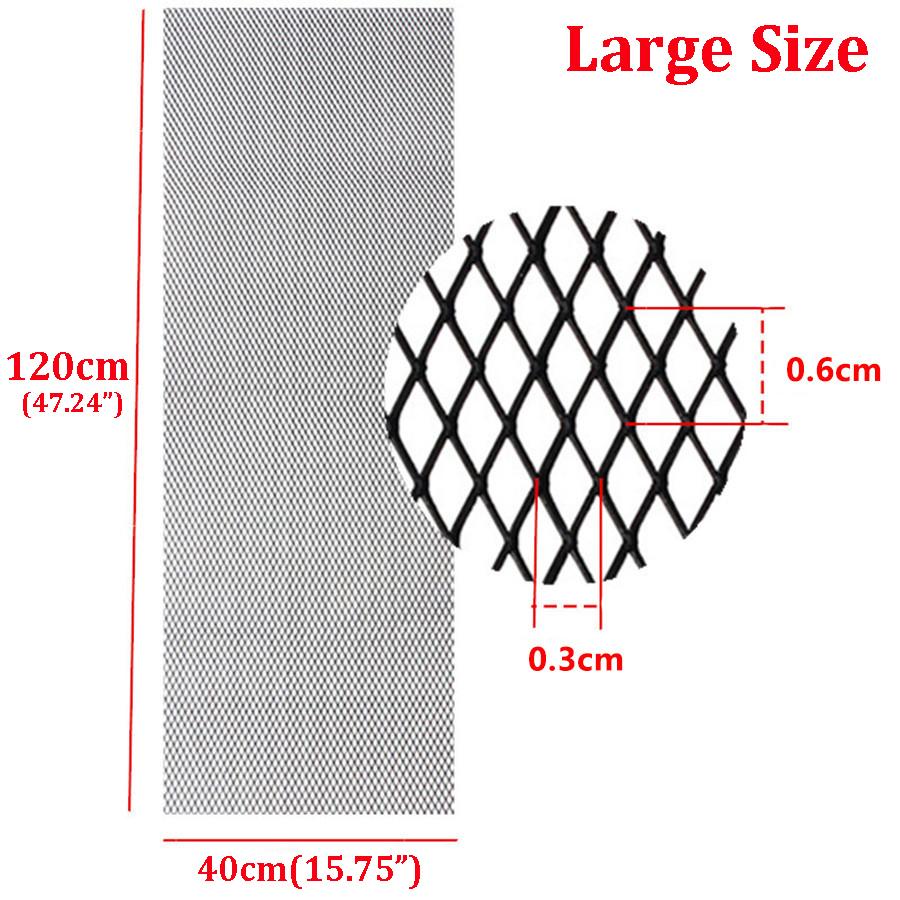 47,2" x 15,8" Сетка решетки автомобиля Сетка ромбовидной решетки из алюминиевого сплава Вентиляционное отверстие