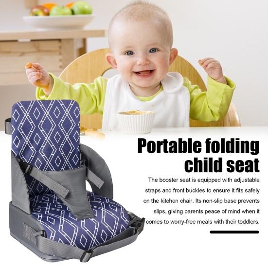 Детское сиденье-бустер, дышащий кухонный стул со спинкой, регулируемыми ремнями и подушкой, переносной обеденный стол, повышающее сиденье для семьи