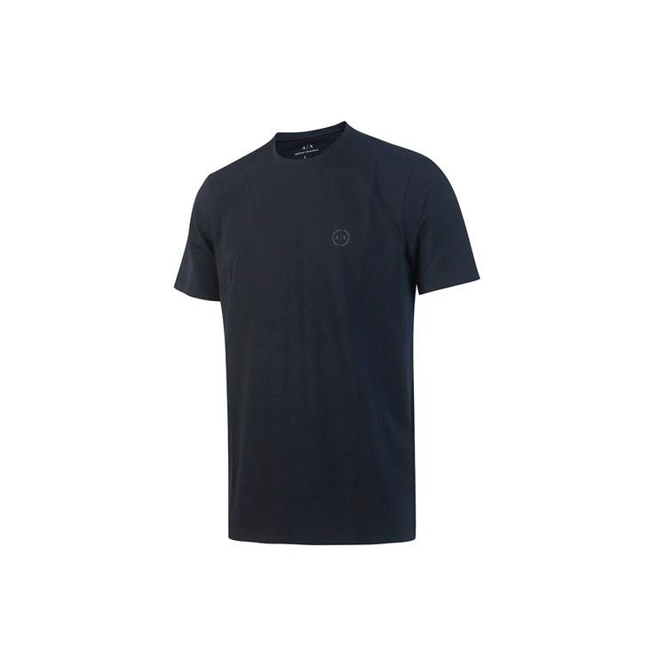 ARMANI EXCHANGE Logo Embroidered Crewneck T Shirt 8NZT84-Z8M9Z-1510