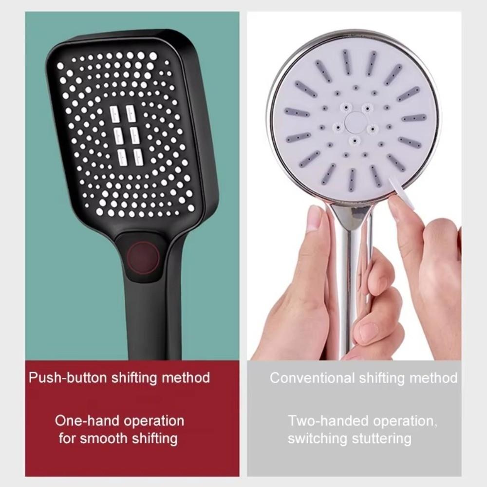 3 Modes Shower Head High Pressure Bath Faucet Accessories Universal Shower Sprayer