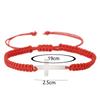 Creative Personality Stainless Steel Cross Hand-woven Adjustable Colored String Couple Versatile Bracelet