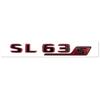 Подходит для задней наклейки с буквами Mercedes Benz C63S GT63S S63LGLE53 SL63S модификация W205 W206 C190 X290 W167 черная красная версия