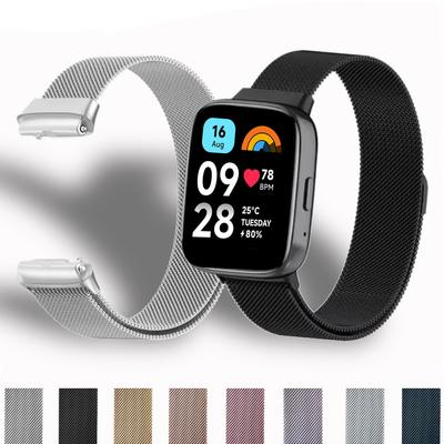 Металлический Ремешок Для Xiaomi Redmi Watch 3 Active/Lite Замена Браслета Магнитная Миланская Петля redmi watch 3 active ремешок