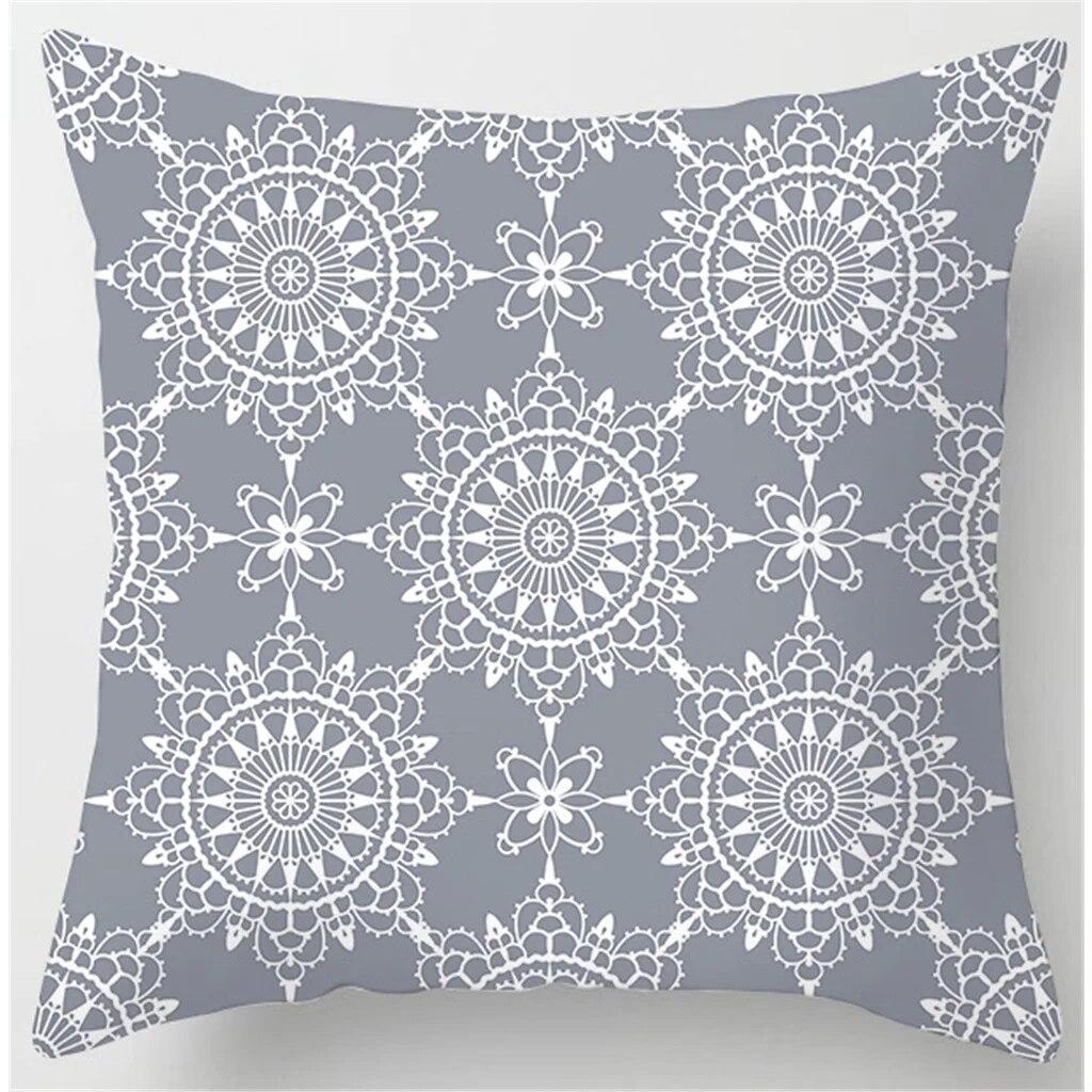 Off-White Подушка Наволочка Квадратный чехол для дивана Домашний декор